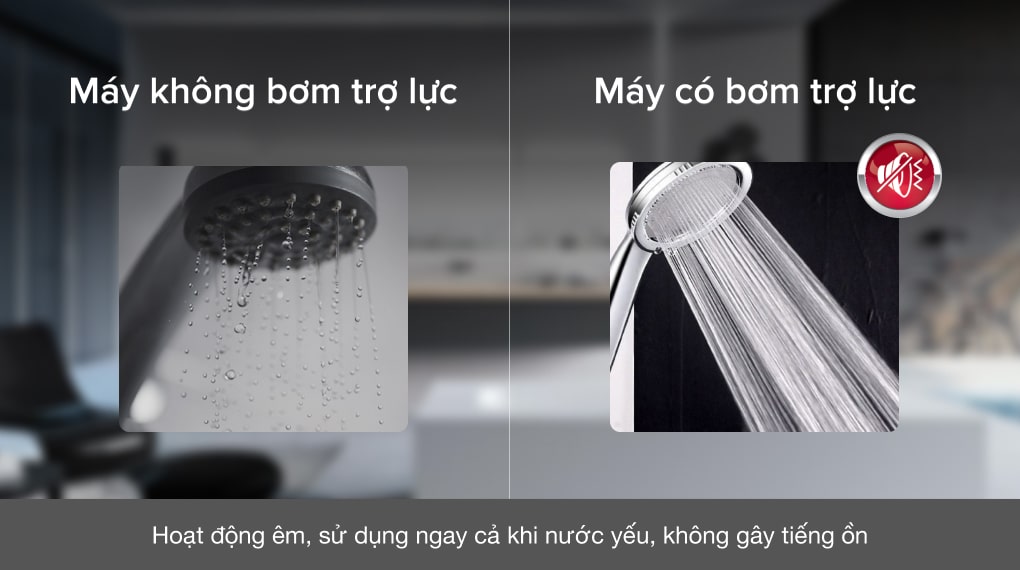 Máy nước nóng Ariston của nước nào? Có tốt không? > Máy nước nóng Ariston trang bị bơm trợ lực giúp nguồn nước ổn định