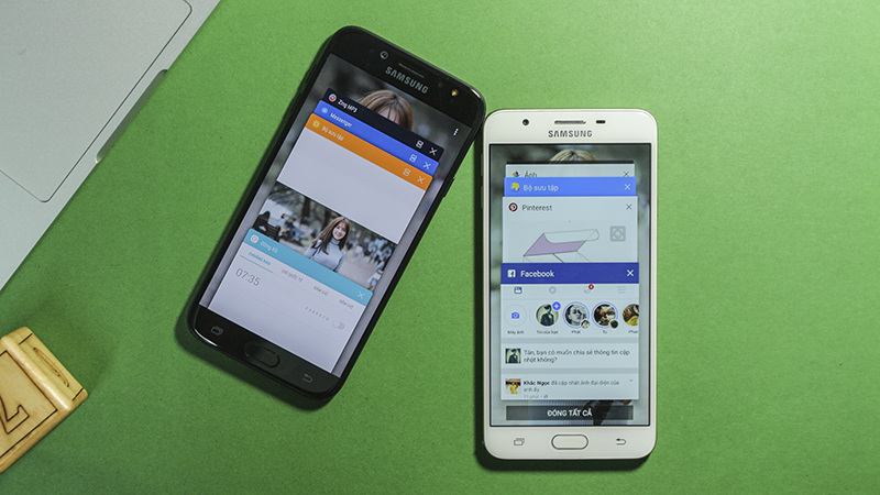 So sánh Galaxy J7 Pro và J7 Prime