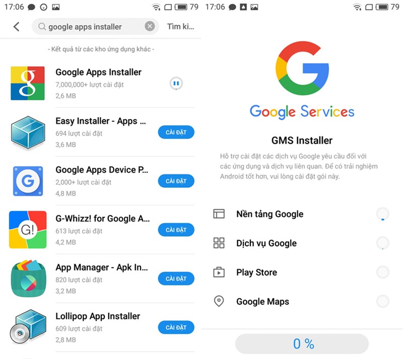 Cài đặt CH Play cho Meizu Cài đặt CH Play cho Meizu