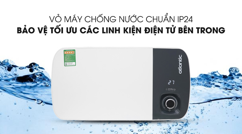 Máy nước nóng Atlantic của nước nào? > Vỏ chống thấm nước tối ưu