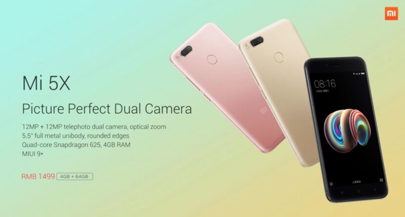 Xiaomi Mi 5x