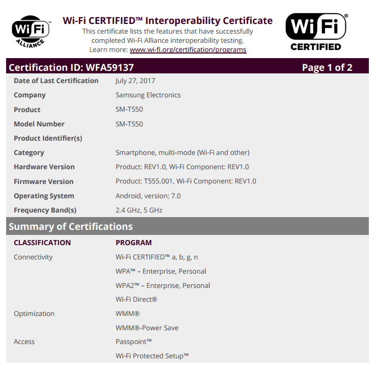 Samsung Galaxy Tab A 9.7 chuẩn bị lên đời Android 7.0 Nougat Samsung Galaxy Tab A 9.7 chuẩn bị lên đời Android 7.0 Nougat