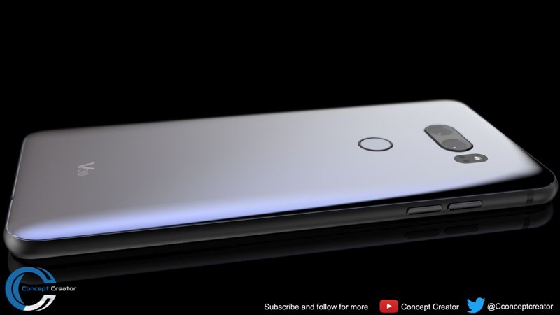Concept: LG V30 với thiết kế nhôm kính sang trọng, camera kép độc đáo cùng màn hình tỷ lệ 18:9