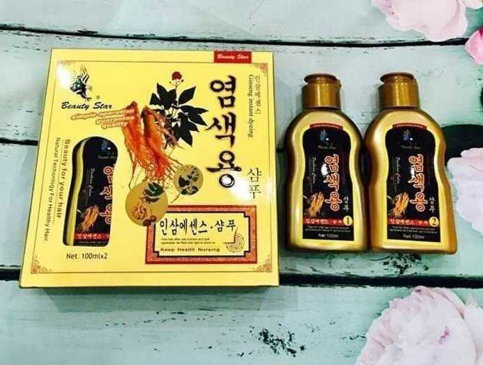 Dầu gội đen tóc Hàn Quốc - Ginseng Instant Dying