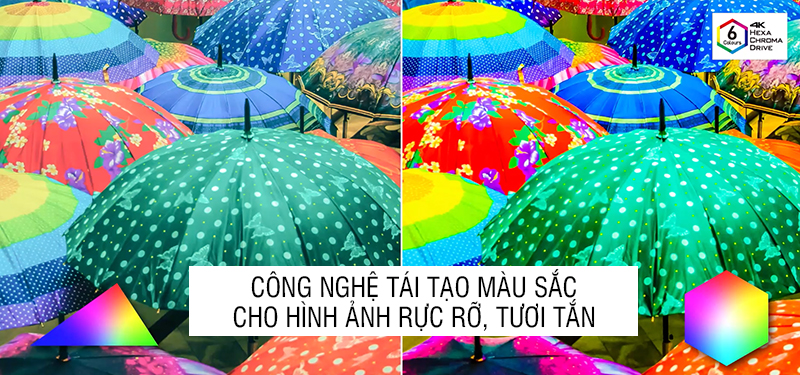Smart tivi Panasonic 2017 có những điểm gì đặc biệt? > Công nghệ tái tạo màu sắc