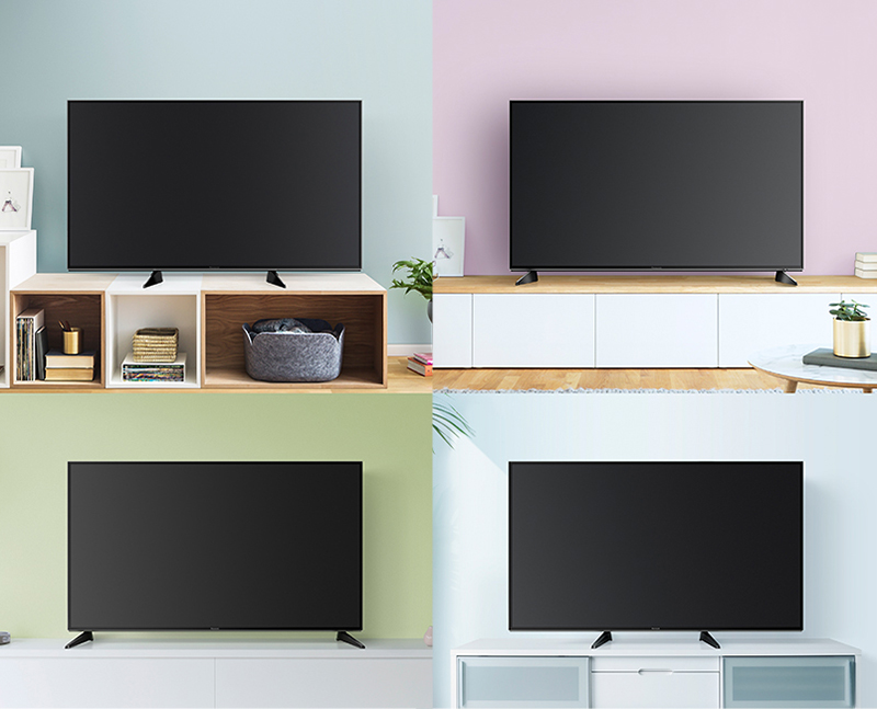 Smart tivi Panasonic 2017 có những điểm gì đặc biệt? > Thiết kế chân đế linh hoạt