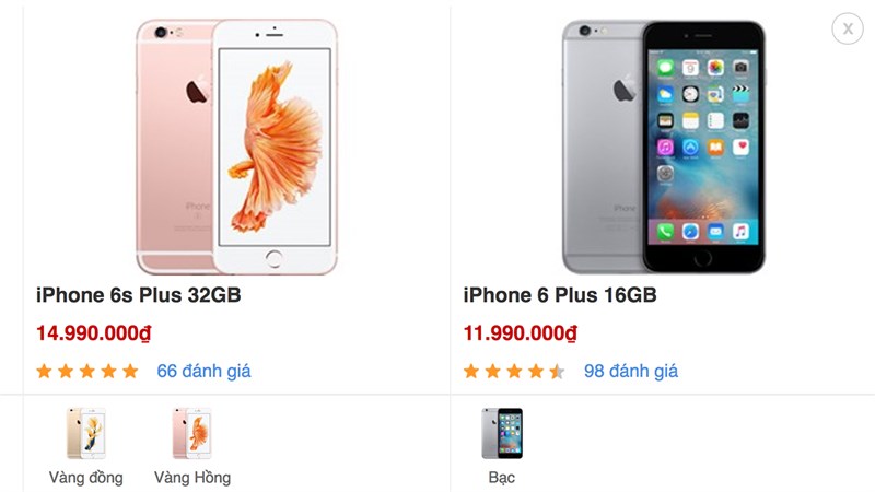 So sánh iPhone 6S Plus và iPhone 6 Plus