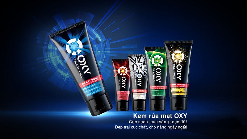 Kem rửa mặt Oxy