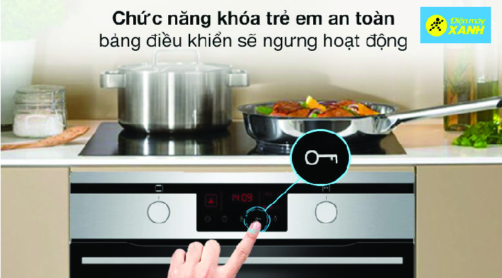 Chức năng khóa trẻ em an toàn Chức năng khóa trẻ em an toàn
