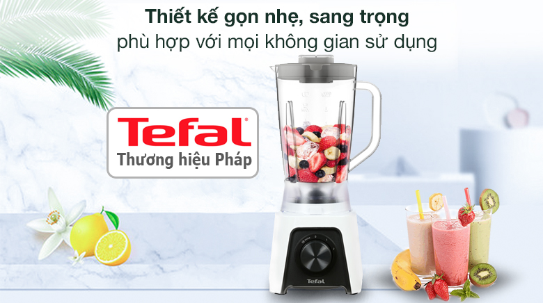 Máy xay sinh tốt Tefal có thiết kế tiện lợi