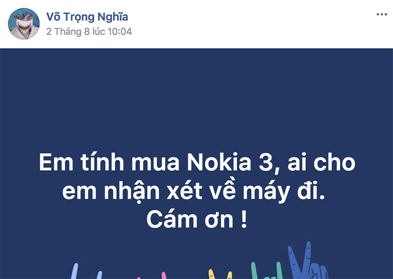Người dùng đánh giá chi tiết Nokia 3 Người dùng đánh giá chi tiết Nokia 3
