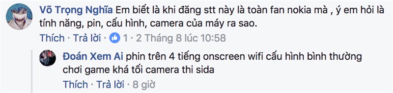 Người dùng đánh giá chi tiết Nokia 3