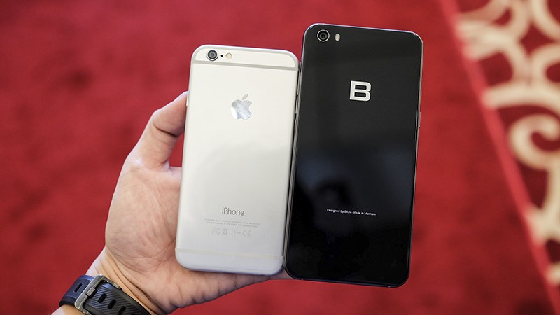 Đọ dáng Bphone 2017 và iPhone 6