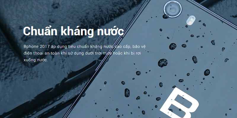 Bphone 2017 kháng bụi và kháng nước Bphone 2017 kháng bụi và kháng nước