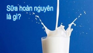 Sữa hoàn nguyên là gì?