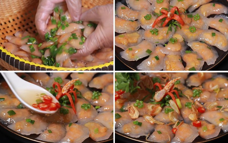 Thành phẩm bánh bột lọc