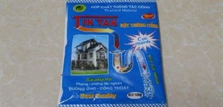 Cách sử dụng bột thông cống