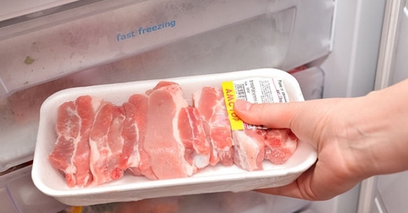 Bảo quản thịt trong ngăn mát trong thời gian dài