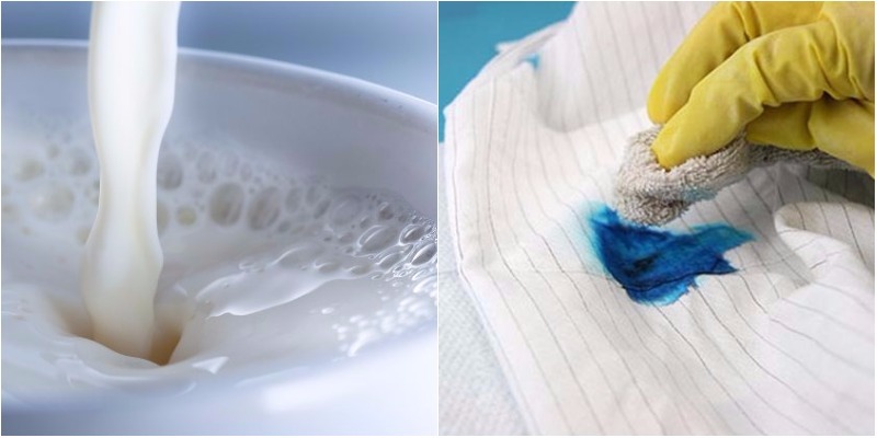 Sữa bị chua hết hạn nhưng vẫn có ít