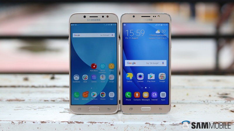 Đọ thiết kế giữa Galaxy J7 2017 và Galaxy J7 2016 Đọ thiết kế giữa Galaxy J7 2017 và Galaxy J7 2016