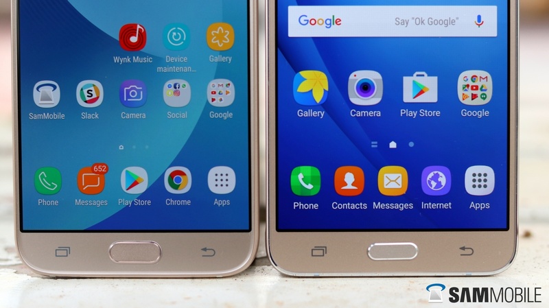 Đọ thiết kế giữa Galaxy J7 2017 và Galaxy J7 2016 Đọ thiết kế giữa Galaxy J7 2017 và Galaxy J7 2016