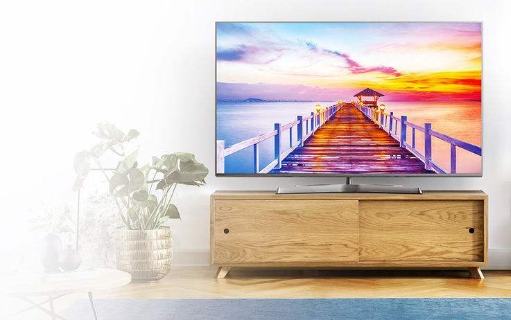 Đánh giá chi tiết dòng Smart tivi Panasonic EX750V > Thiết kế dòng tivi Panasonic EX750V