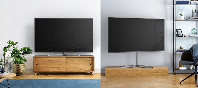 Đánh giá chi tiết dòng Smart tivi Panasonic EX750V > Thiết kế linh hoạt