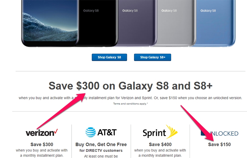 Note 8 chưa ra mắt, Galaxy S8 và S8 Plus đã giảm giá vài triệu đồng - ảnh 2 Note 8 chưa ra mắt, Galaxy S8 và S8 Plus đã giảm giá vài triệu đồng - ảnh 2