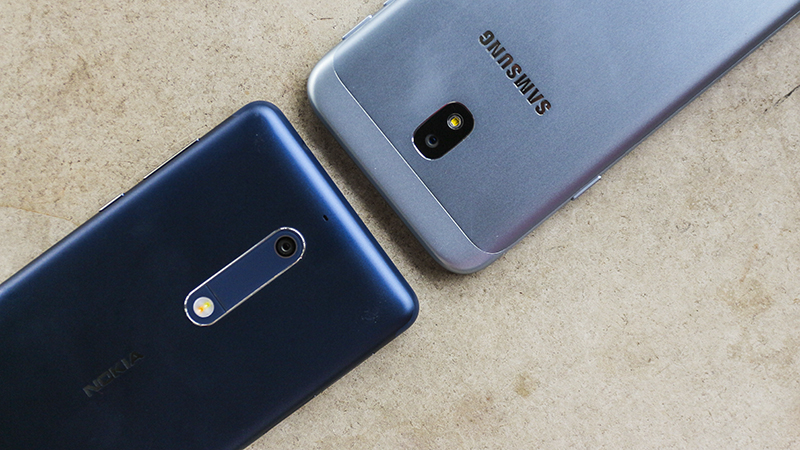 So sánh Nokia 5 và Galaxy J3 Pro So sánh Nokia 5 và Galaxy J3 Pro