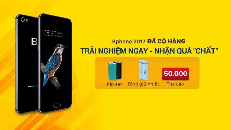 Sáng mai, các Fan Bphone 2017 đã có thể trải nghiệm máy tại siêu thị Thế Giới Di Động Sáng mai, các Fan Bphone 2017 đã có thể trải nghiệm máy tại siêu thị Thế Giới Di Động