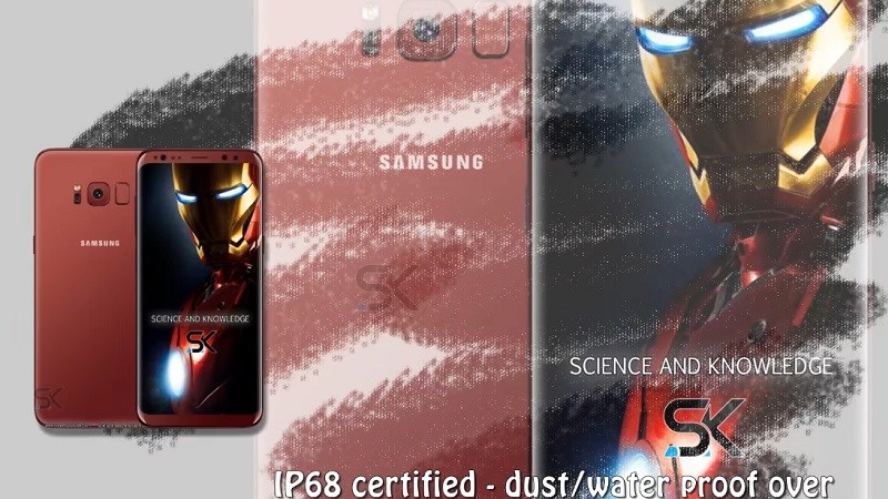 Ngắm Galaxy S8 khoác giáp Iron Man cực chất, khiến Fan Người Sắt thích mê!