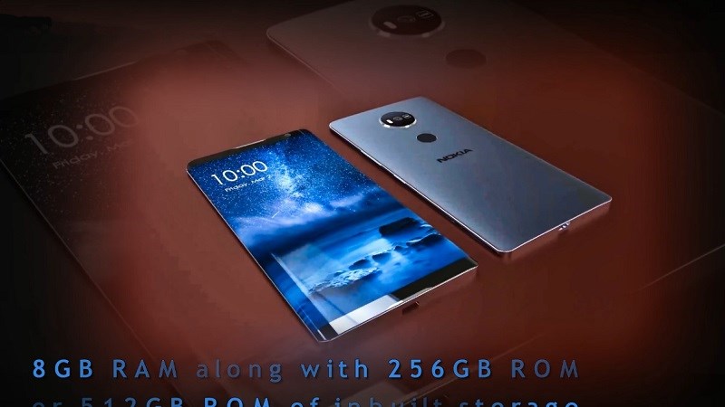 Bản thiết kế Nokia 10 Max 2017 với RAM 8GB, ROM 512GB tuyên chiến Note 8