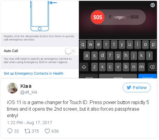 tính năng bảo mật mới trên iOS 11