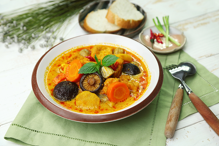 Nhanh tay làm cà ri chay cho mùa Vu Lan sắp tới