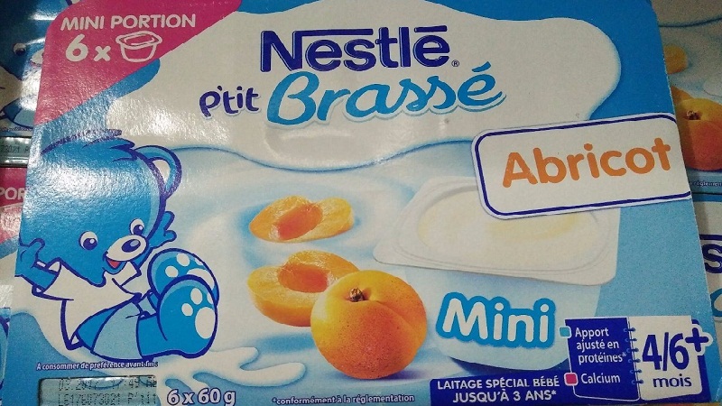 Sữa chua Nestle P’tit Brasse của Pháp