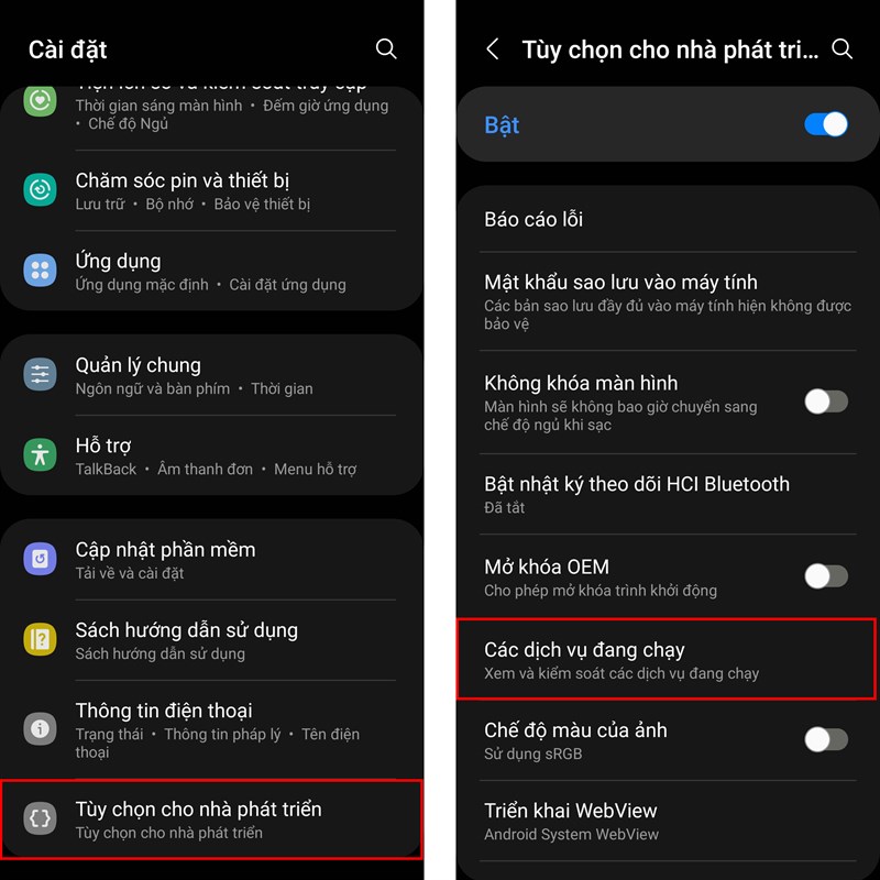 cách tắt ứng dụng chạy ngầm trên Android cách tắt ứng dụng chạy ngầm trên Android