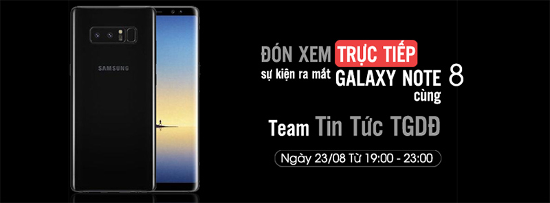 Sự kiện ra mắt Note 8