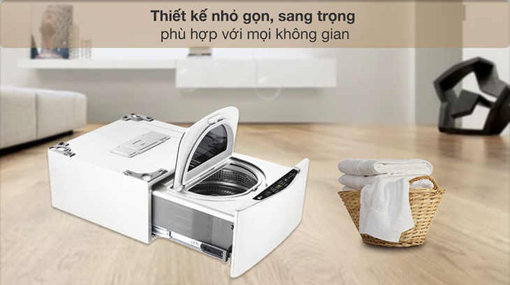 Chọn máy giặt có kích thước nhỏ gọn