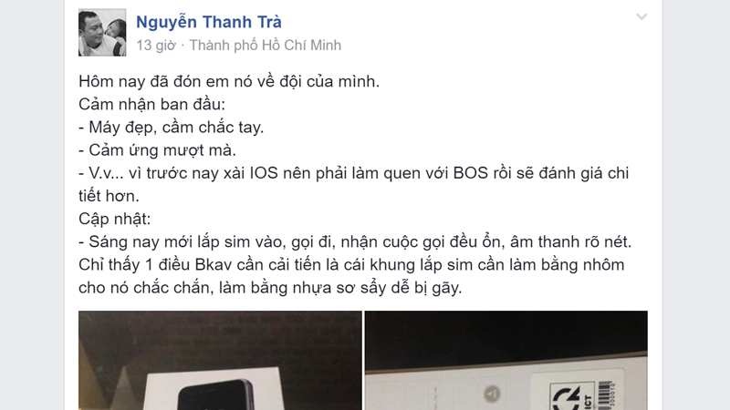 Ý kiến người dùng về Bphone 2017