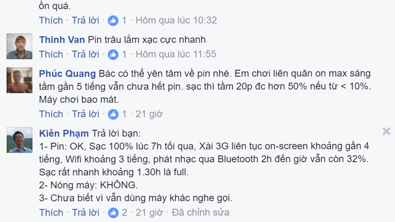 Ý kiến của người dùng về Bphone 2017