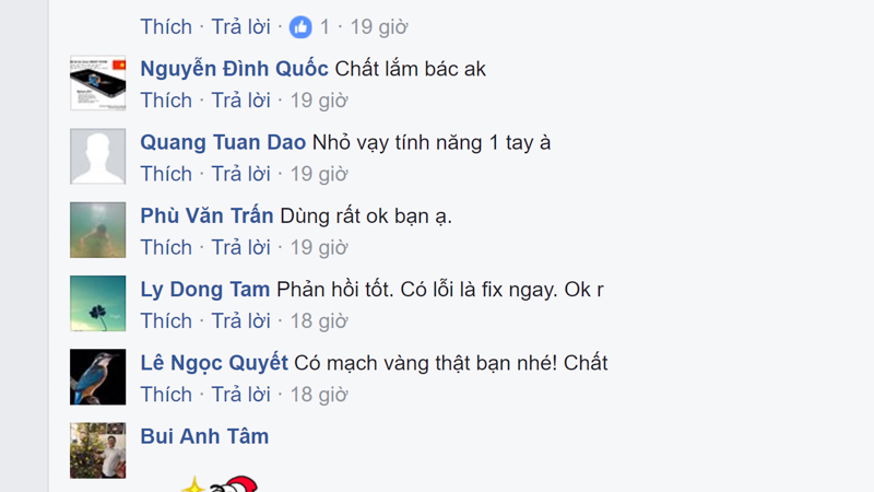 Ý kiến người dùng về Bphone 2017