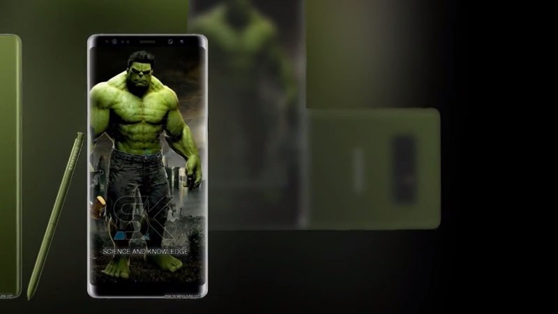 Mãn nhãn với Galaxy Note 8 phiên bản đặc biệt siêu anh hùng Hulk