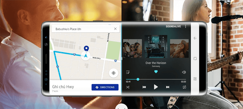 Với chế độ Đa cửa sổ, bạn có thể mở 2 ứng dụng cùng 1 lúc và có thể cùng tương tác trên cả 2 ứng dụng