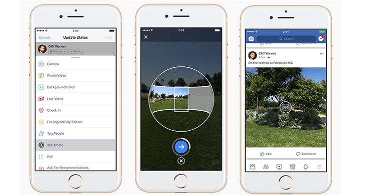 Facebook Cho Phép Chụp Ảnh 360 Độ, Chia Sẻ Hoặc Đặt Hình Cover