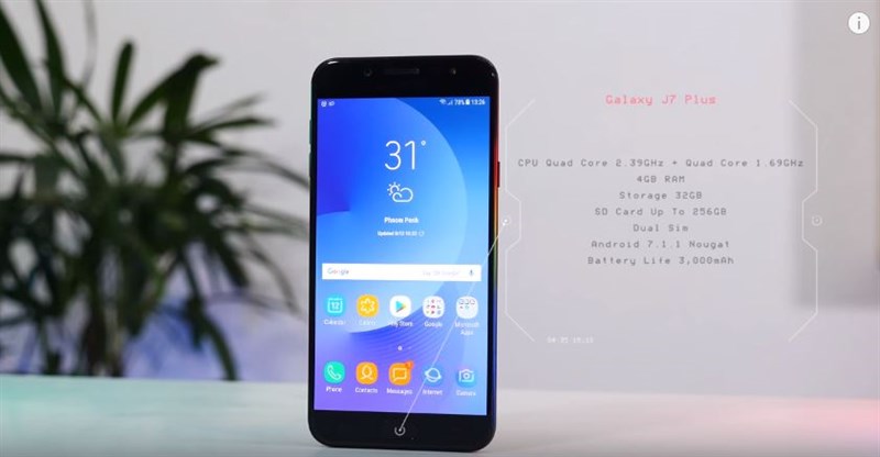 Video trên tay Galaxy J7 Plus: Smartphone tầm trung đầu tiên của Samsung có camera kép