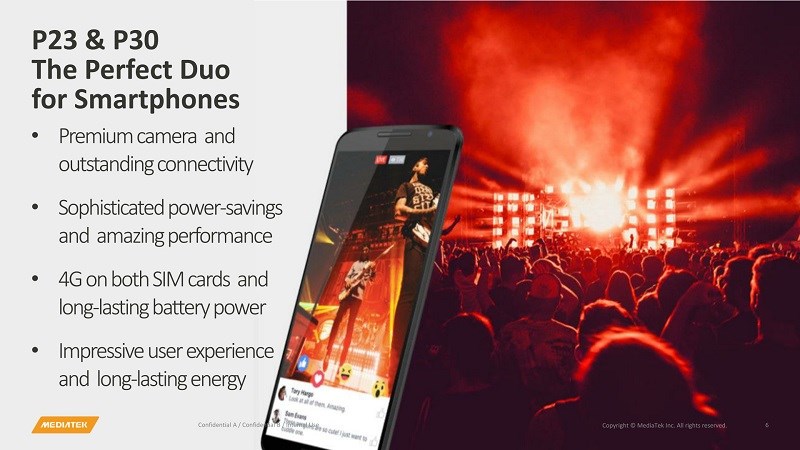 MediaTek trình làng Helio P23 và Helio P30: Hỗ trợ camera kép, 2 SIM 4G, tiết kiệm điện năng MediaTek trình làng Helio P23 và Helio P30: Hỗ trợ camera kép, 2 SIM 4G, tiết kiệm điện năng