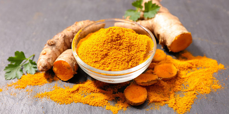 Processing of turmeric powder