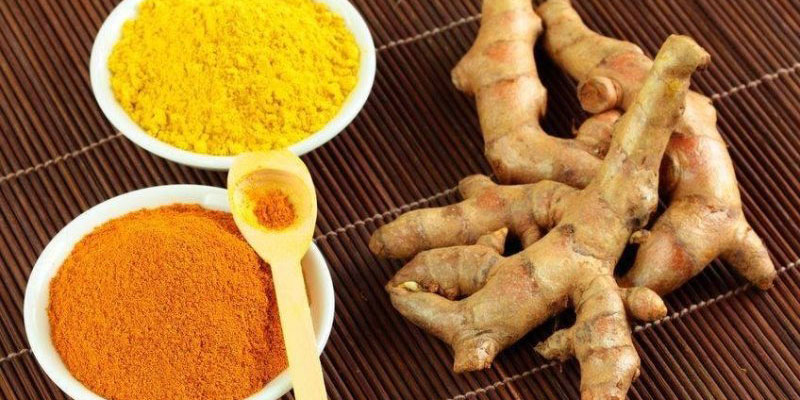 Distinguishing turmeric powder and turmeric starch