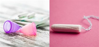 Tampon, cốc nguyệt san chui tọt vào cơ thể: Cẩn trọng khi dùng!