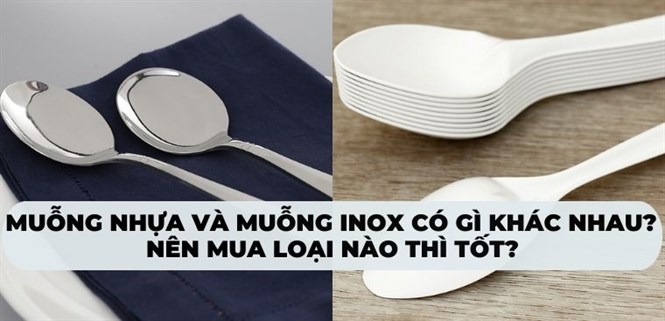 Muỗng nhựa và muỗng inox có gì khác nhau? Nên mua loại nào thì tốt?